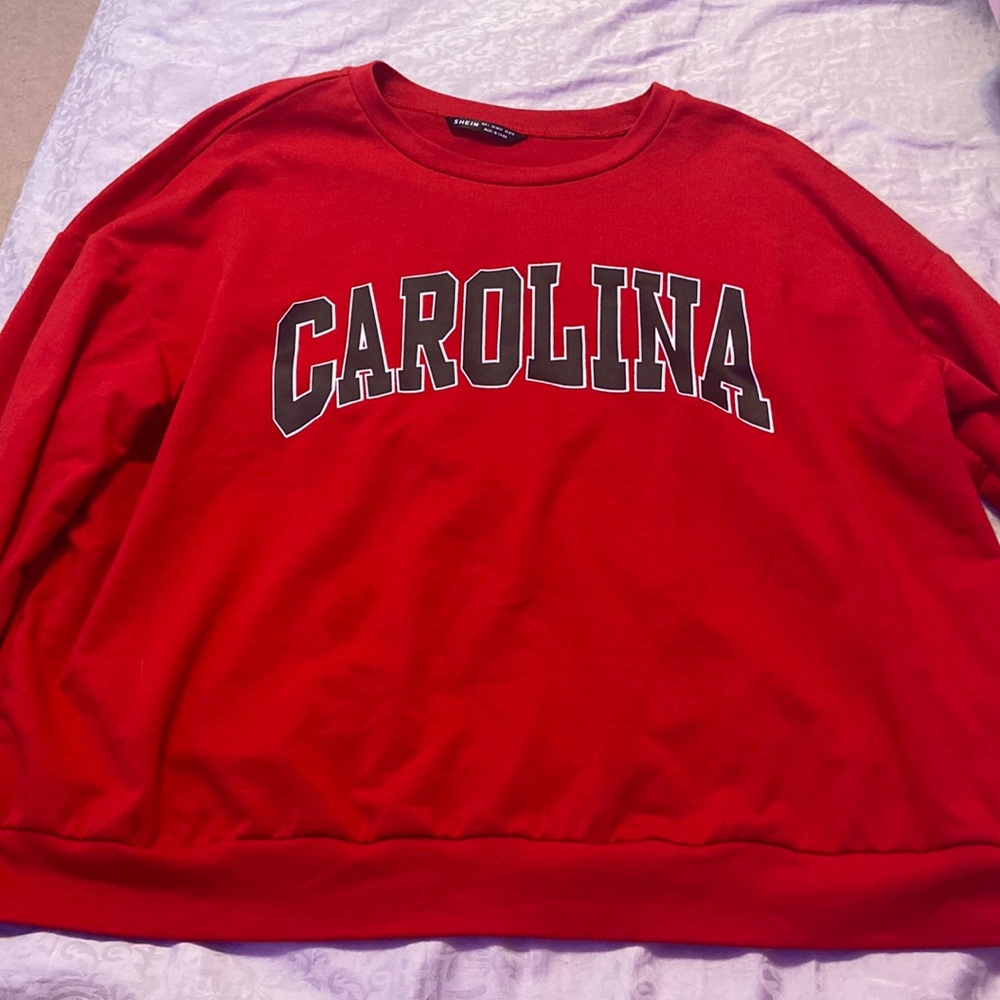 red carolina long sleeve size large